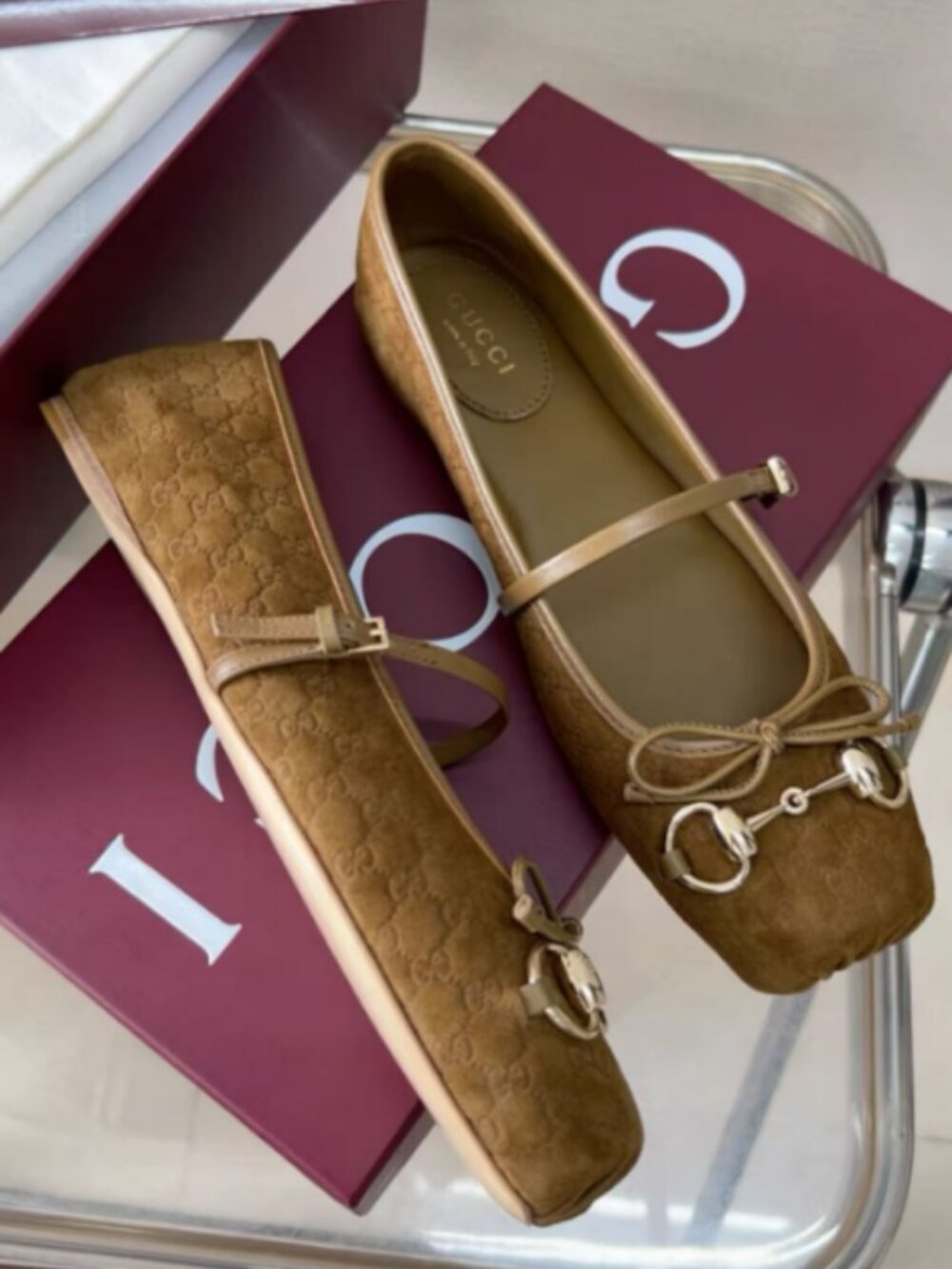 Gucci GG Monogram Mary Janes - Picture 2 of 8